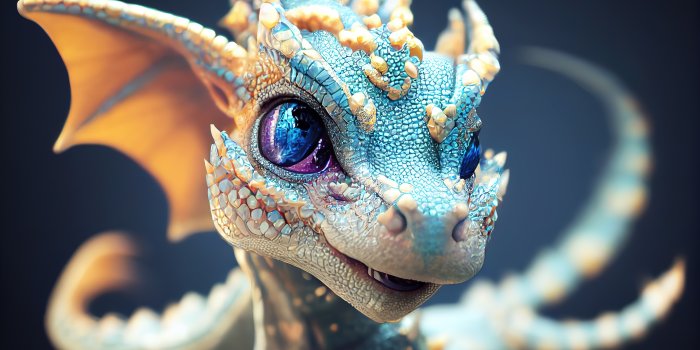 3840x2160 Cute dragon Wallpaper 4K, Abstract