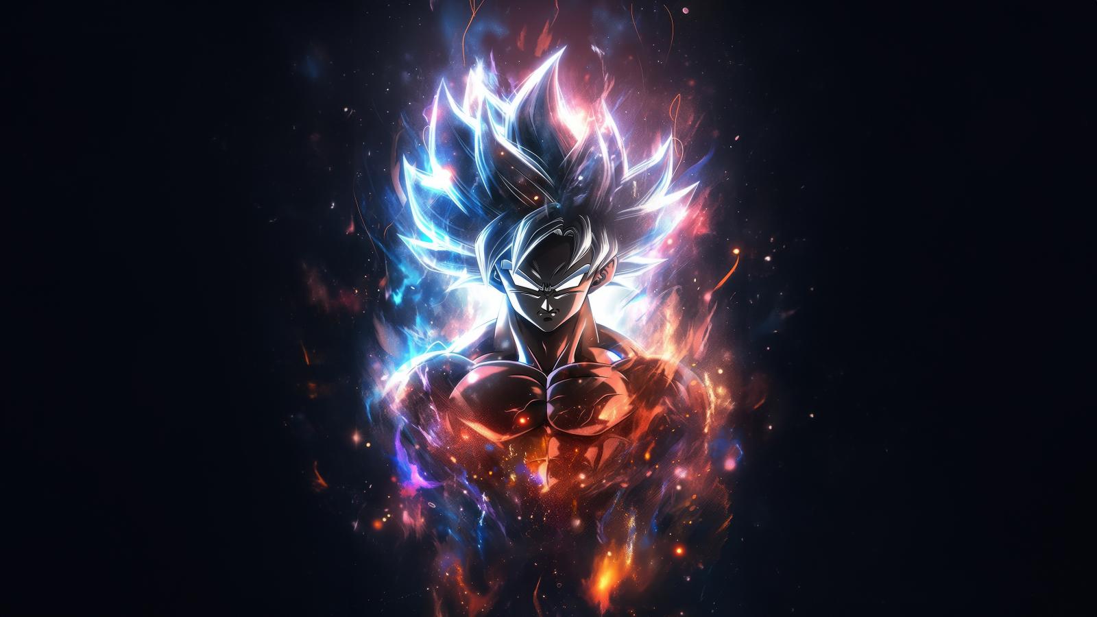 5120x2880 Goku Cosmic Evolution Wallpaper,HD