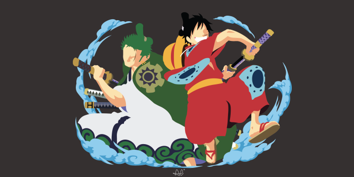 2880x1800 Luffy and Zoro wallpaper fanart (also