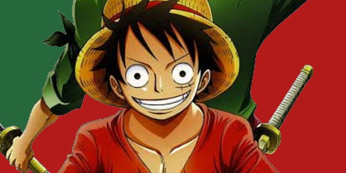 800x1425 Luffy Zoro One Piece Red And Green Art