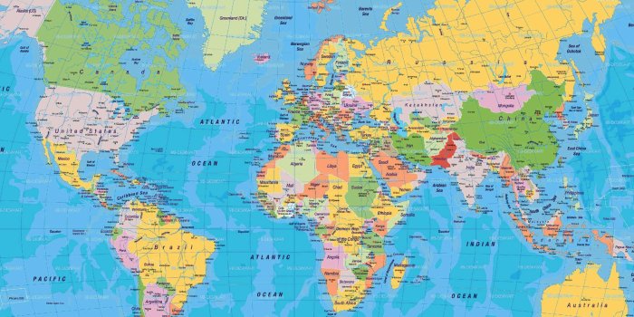 1920x1080 Aesthetic World Map Wallpaper