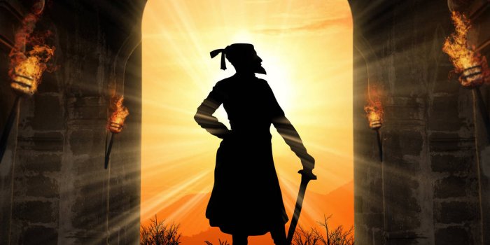 1300x1920 Shivaji Maharaj Silhouette Wallpaper