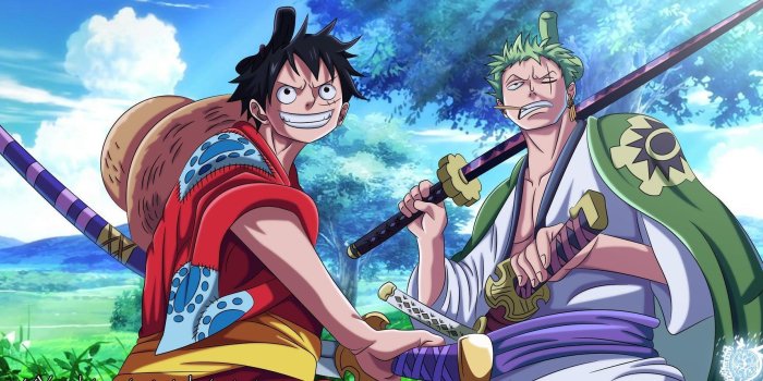 1838x892 Luffy And Zoro Wallpapers