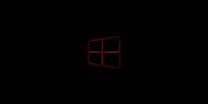 1920x1200 Black Windows 10 Hd Red Light Wallpaper