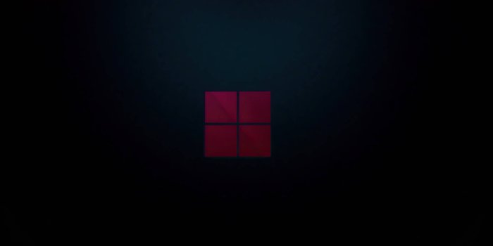1920x1080 Red Dark Windows Logo Wallpaper