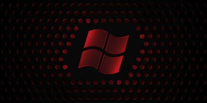 1600x1200 Red Windows Ultra HD Desktop Background