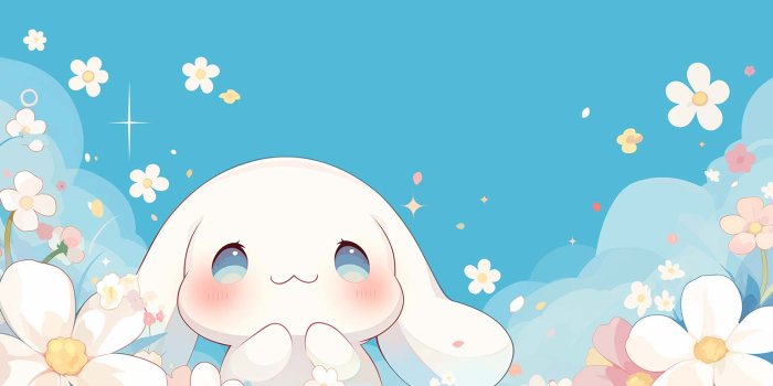 1536x864 Cinnamoroll Flowers Sanrio Desktop