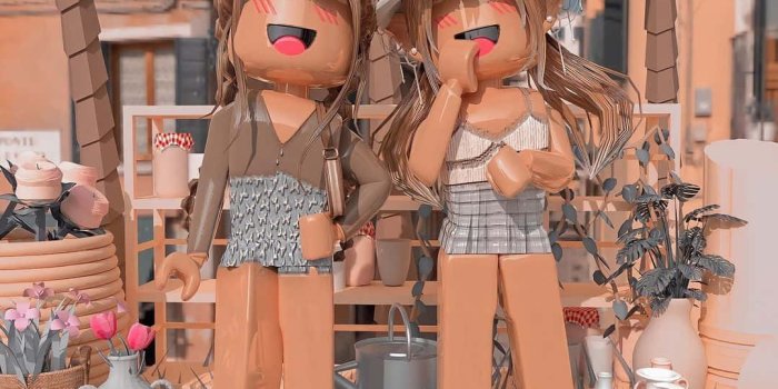 1080x1080 100+] Preppy Roblox Wallpapers