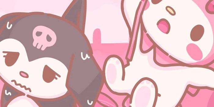 1920x1600 Download My Melody Kuromi Hooked And