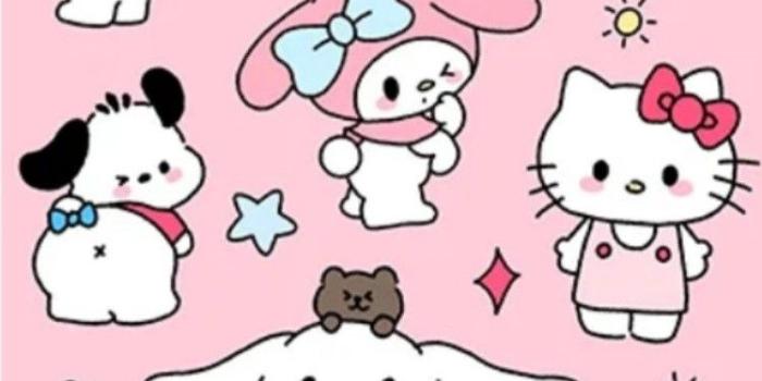 749x1631 Sanrio Characters Wallpaper