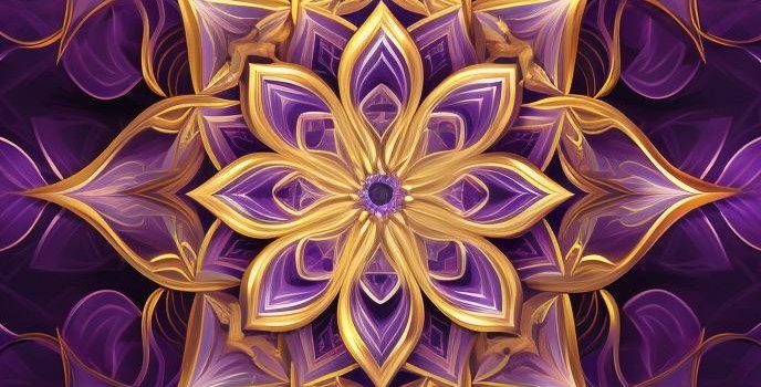 688x1728 Phone Screen Art - Sacred Geometry