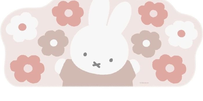 1200x731 Gourmandise Miffy desk mat H30×W61cm