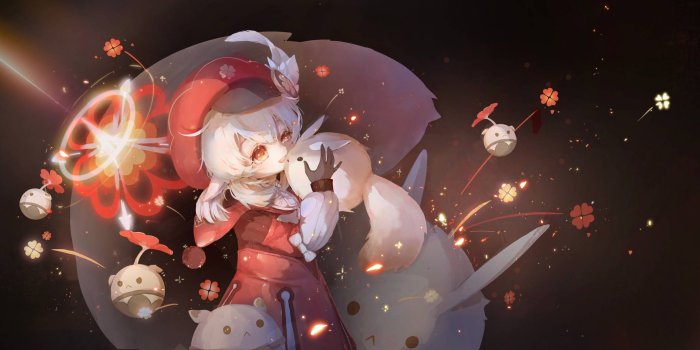 1920x946 Download Genshin Impact Klee Hugging