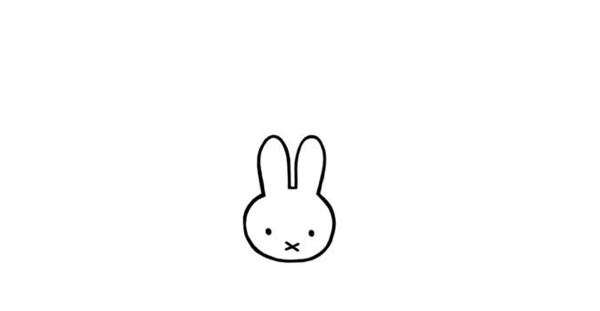 675x1200 Minimalistic Miffy Bunny Wallpaper