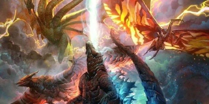 960x1249 Download A fierce kaiju monster