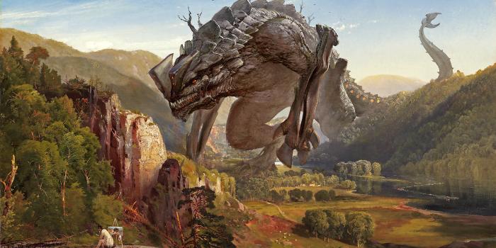 1920x1267 ArtStation - A Kaiju Evening at the Juniata