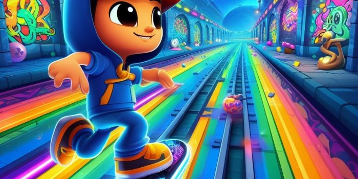 1024x1024 Subway Surfers Poki: A Thrilling