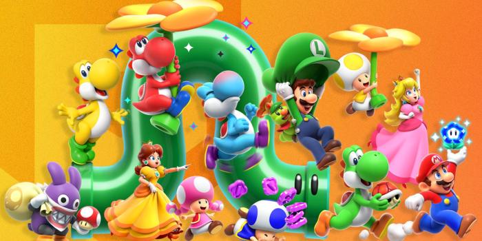 1920x1080 Super Mario Bros. Wonder characters