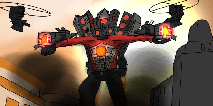 2560x1440 Titan Speaker Man Wallpapers