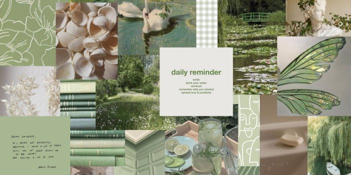 1920x1080 100+] Pastel Green Aesthetic Laptop