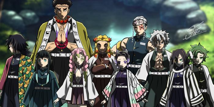 1920x1002 Hashira in Kimetsu no Yaiba Wallpaper