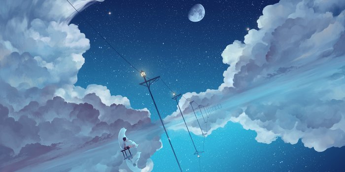 1400x849 HD desktop wallpaper: Anime, Water