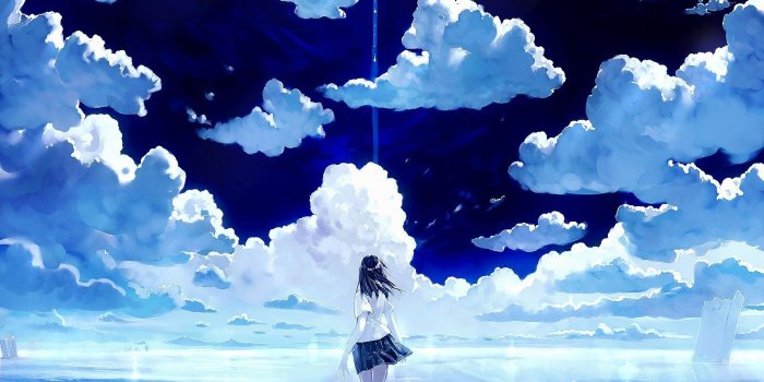 1600x1200 Cloud Anime Wallpapers