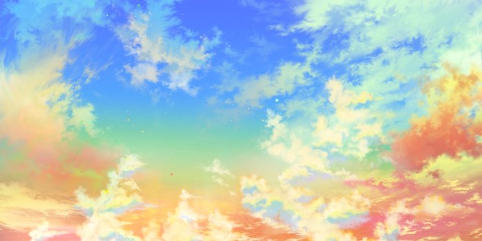 2000x1476 Download Cloud Anime Sky HD Wallpaper
