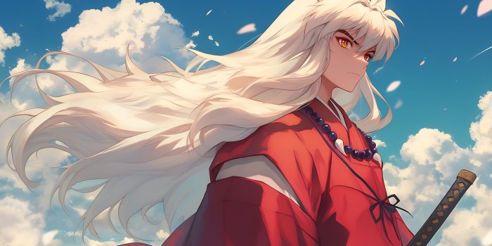 1536x864 Aesthetic Inuyasha Clouds Desktop