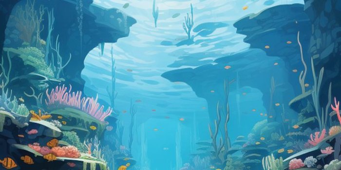 736x1104 Summer Under The Sea Wallpaper Art