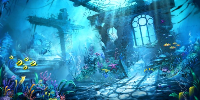 3840x2160 Plant Fish Underwater Trine