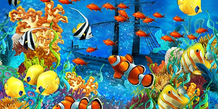 1280x837 Desktop Wallpapers Fish Underwater