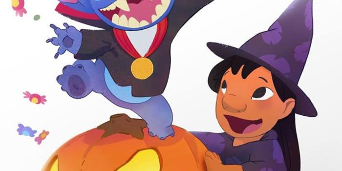 1024x1280 Stitch Halloween iPad Wallpapers