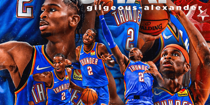 1200x1500 Shai Gilgeous-alexander Thunder Design