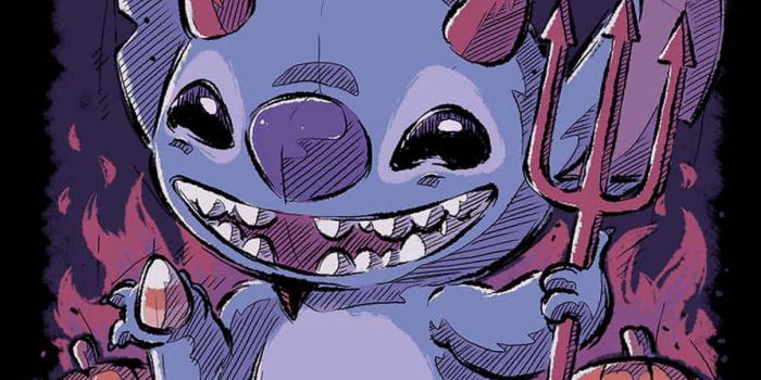 894x894 Lilo And Stitch Halloween! Wallpaper