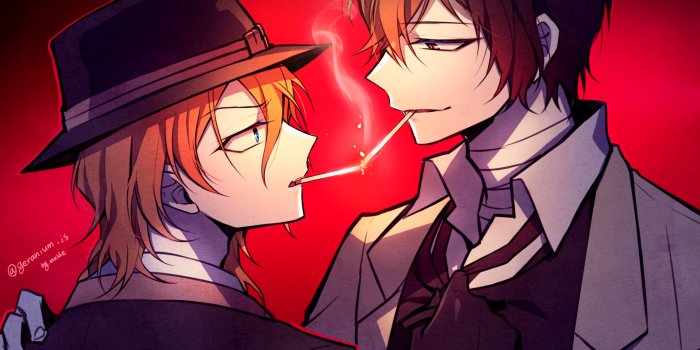 1994x1500 Download Chuuya Nakahara Osamu Dazai