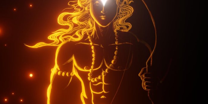 1080x1080 Shri Ram digital art 