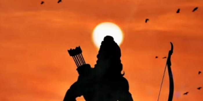 754x1341 Download Shree Ram Sunrise Wallpaper