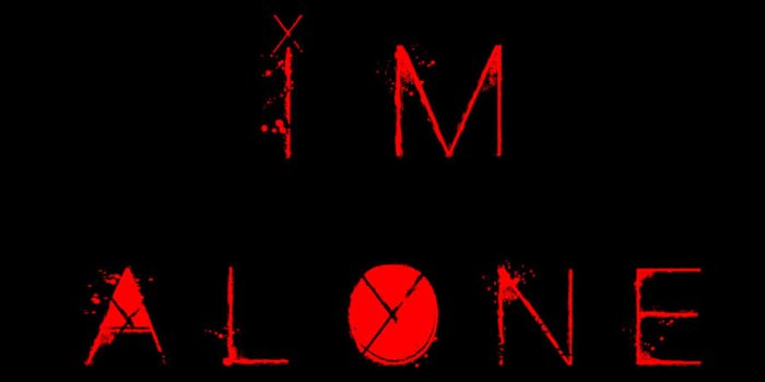886x1920 Black Emo iPhone I'm Alone Wallpaper