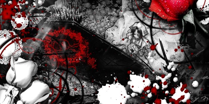 1024x768 Red Emo Wallpapers