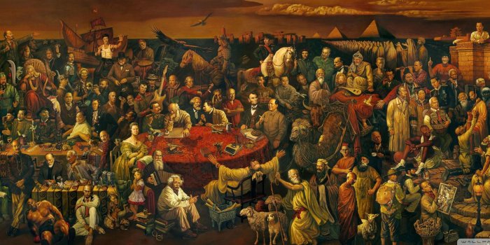 2560x1024 Famous Personalities Puzzle Ultra HD