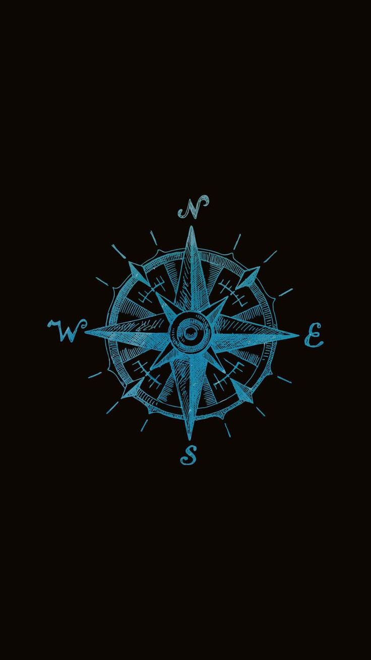 736x1308 Amoled Compass IPhone Wallpaper HD