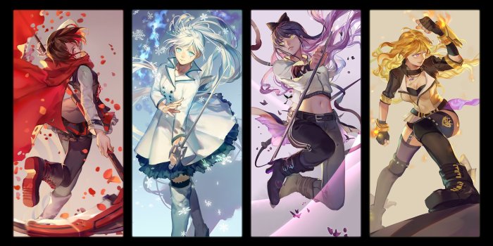 2054x1031 Hunter Outfit (Rwby)
