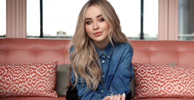 670x344 Wallpaper singer, sabrina carpenter