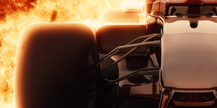1080x1920 Burning F1 Car Wallpaper for Samsung