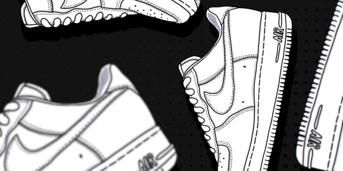 1280x2560 Nike Air Force 1 Shoes White & Black