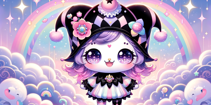 3584x2048 Kuromi (Onegai My Melody) - Desktop