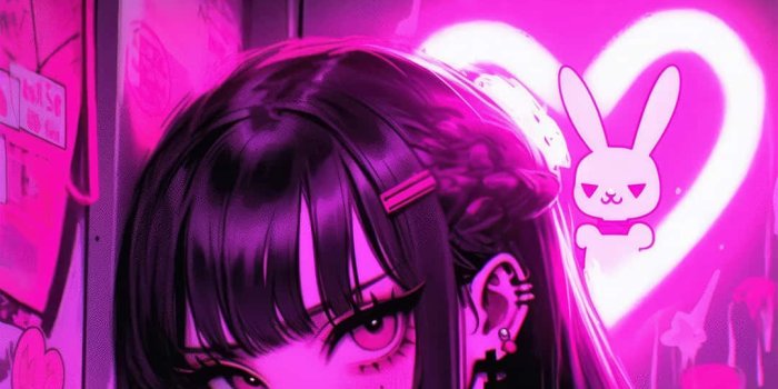 1080x1920 100+] Kuromi Anime Girl Wallpapers