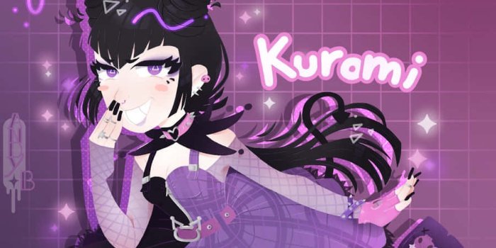 900x649 100+] Kuromi Fanart Wallpapers