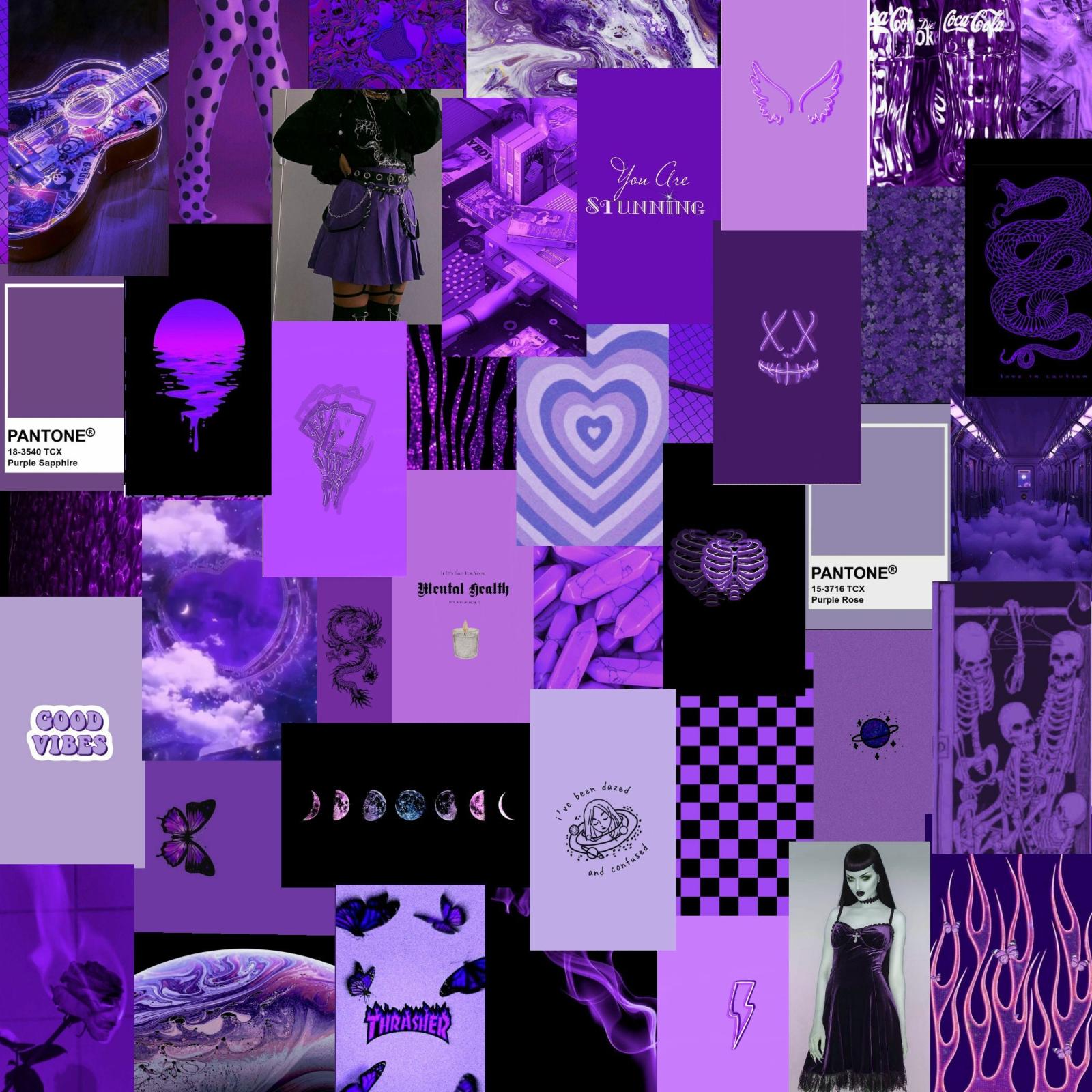 2100x2100 60 digitaldark Purple Aesthetic Collage